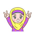 Hijab Girl（個別スタンプ：11）