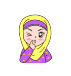 Hijab Girl（個別スタンプ：15）