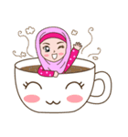 Hijab Girl（個別スタンプ：21）