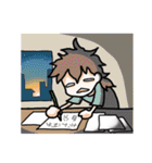 まんが描きライフ（個別スタンプ：14）