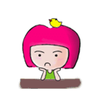 Little red hair girl（個別スタンプ：15）