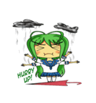 Ame-chan's rainy activities - (ENG)（個別スタンプ：3）