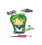 Ame-chan's rainy activities - (ENG)（個別スタンプ：4）