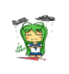 Ame-chan's rainy activities - (ENG)（個別スタンプ：12）