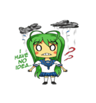 Ame-chan's rainy activities - (ENG)（個別スタンプ：32）