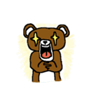 bear in forest（個別スタンプ：35）