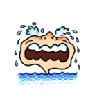 a mouth man（個別スタンプ：35）