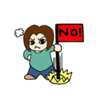 主婦ヨメコとウサギ教官（個別スタンプ：7）