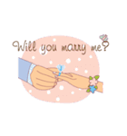 will you marry me ？（個別スタンプ：6）