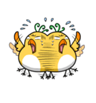 ハナウサギとホウオウタ(英語Ver)（個別スタンプ：21）