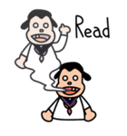 Ugly and cute student (English ver.)（個別スタンプ：10）