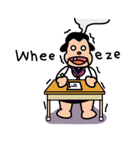 Ugly and cute student (English ver.)（個別スタンプ：12）