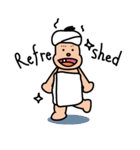 Ugly and cute student (English ver.)（個別スタンプ：14）