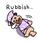 Ugly and cute student (English ver.)（個別スタンプ：20）