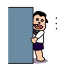 Ugly and cute student (English ver.)（個別スタンプ：23）