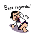 Ugly and cute student (English ver.)（個別スタンプ：25）