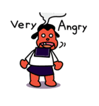 Ugly and cute student (English ver.)（個別スタンプ：27）