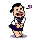 Ugly and cute student (English ver.)（個別スタンプ：29）