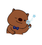 うぉんうぉんウォンバット氏の日常 (英語)（個別スタンプ：25）