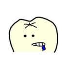 可愛い歯のスタンプ(セリフ無しver)（個別スタンプ：40）
