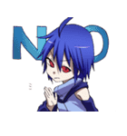 Everyday,not human boy and a human girl（個別スタンプ：2）