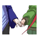 Everyday,not human boy and a human girl（個別スタンプ：5）