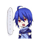 Everyday,not human boy and a human girl（個別スタンプ：10）