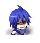 Everyday,not human boy and a human girl（個別スタンプ：13）
