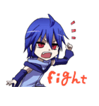 Everyday,not human boy and a human girl（個別スタンプ：26）