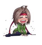 Everyday,not human boy and a human girl（個別スタンプ：33）