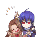 Everyday,not human boy and a human girl（個別スタンプ：39）