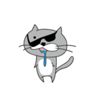 ワイルド志望の猫（個別スタンプ：15）
