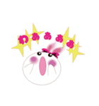 雪ウサ2～オーバーリアクション～（個別スタンプ：1）