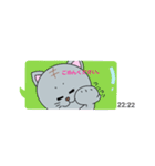 やんちゃ猫の肉球スタンプ！（個別スタンプ：1）