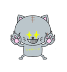やんちゃ猫の肉球スタンプ！（個別スタンプ：3）