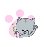 やんちゃ猫の肉球スタンプ！（個別スタンプ：4）