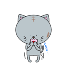 やんちゃ猫の肉球スタンプ！（個別スタンプ：9）