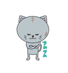 やんちゃ猫の肉球スタンプ！（個別スタンプ：15）
