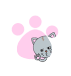 やんちゃ猫の肉球スタンプ！（個別スタンプ：27）