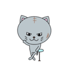 やんちゃ猫の肉球スタンプ！（個別スタンプ：28）