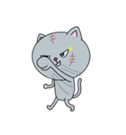 やんちゃ猫の肉球スタンプ！（個別スタンプ：34）