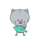 やんちゃ猫の肉球スタンプ！（個別スタンプ：36）