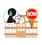 今ここにいます（個別スタンプ：1）