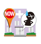 今ここにいます（個別スタンプ：4）