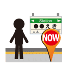 今ここにいます（個別スタンプ：19）