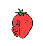 おかしな苺（個別スタンプ：4）