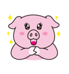 おちゃめなブタ☆おぶ田さん（個別スタンプ：8）