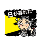 バイクな人（個別スタンプ：3）