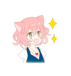 ネコミミガール（個別スタンプ：37）