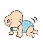 もちもち赤ちゃん 2（個別スタンプ：1）